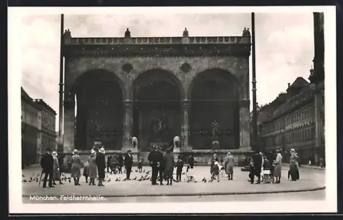 AK München, An der Feldherrnhalle