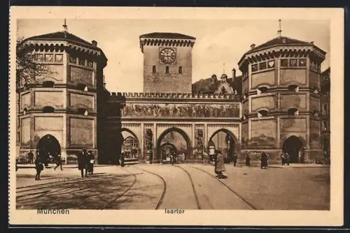 AK München, Partie am Isartor