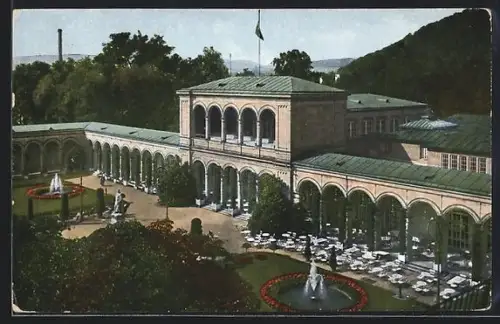 AK Bad Kissingen, Im Kurgarten