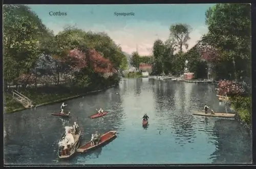AK Cottbus, Spreepartie mit Booten