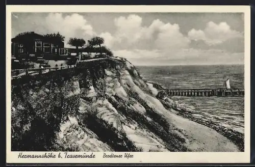 AK Travemünde, Restaurant Hermannshöhe am Brodtener Ufer, Inh. B. Beythien