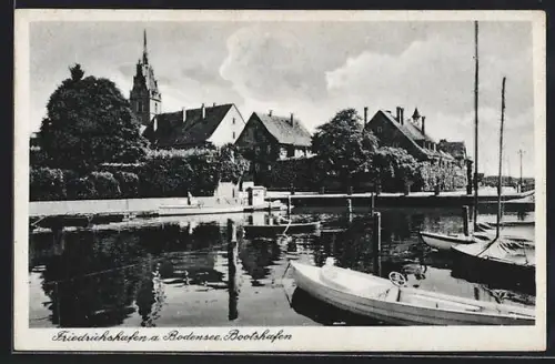 AK Friedrichshafen a. Bodensee, Partie im Bootshafen