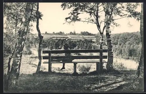 AK Vilsen, Blick vom Homfelder Berg