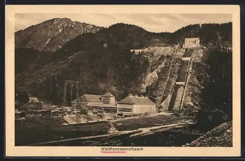 AK Kochel a. Kochelsee, Walchenseekraftwerk