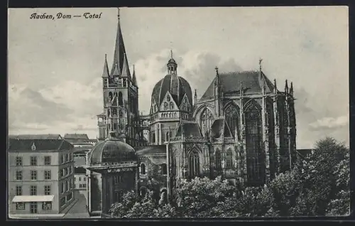 AK Aachen, Dom, Gesamtansicht