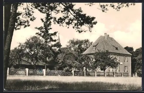 AK Bad Düben /Mulde, Station Junger Touristen