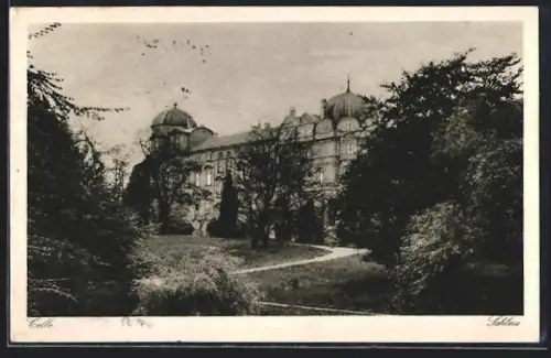 AK Celle, Schloss mit Parkpartie