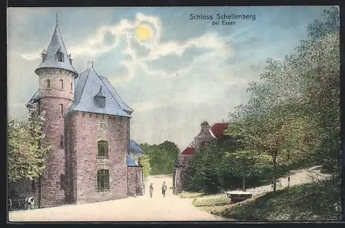 Künstler-AK Essen, Schloss Schellenberg