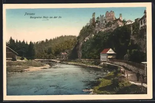 AK Passau, Burgruine Hals an der Ilz