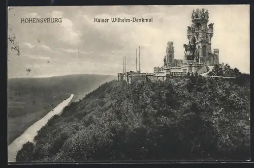 AK Hohensyburg, Kaiser Wilhelm-Denkmal