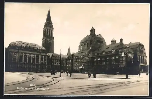 AK Kiel, Rathaus und Stadttheater