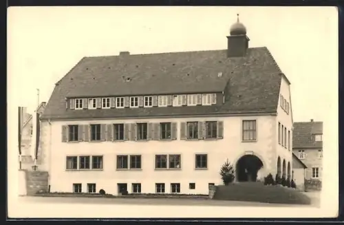Foto-AK Holzgerlingen, Rathaus, 1951