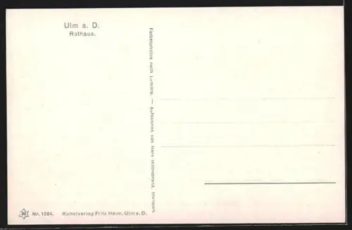 AK Ulm a. D., Rathaus
