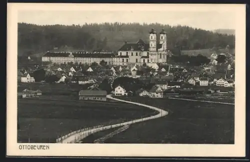 AK Ottobeuren, Kloster und Ortsansicht