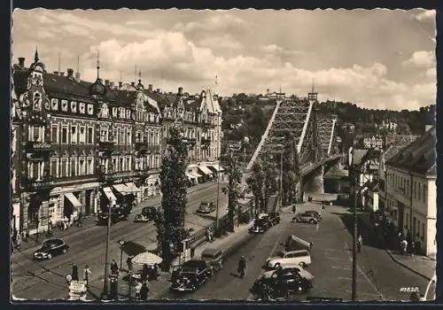 AK Dresden-Blasewitz, Partie am Schillerplatz