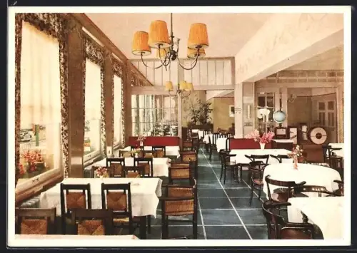 AK Travemünde, Hotel-Restaurant Seestern, Speisesaal