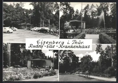 AK Eisenberg i. Thür., Rudolf-Elle-Krankenhaus, Mehrfachansicht