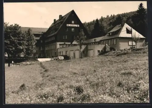 AK Rehefeld im Erzgebirge, FDGB-Erholungsheim Aufbau
