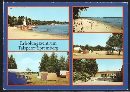 AK Spremberg, Talsperre, Konsum-Gaststätte, Zeltplatz, Nordstrand