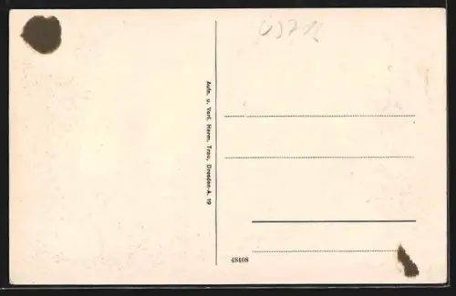 AK Dresden, Blick vom Rathausturm