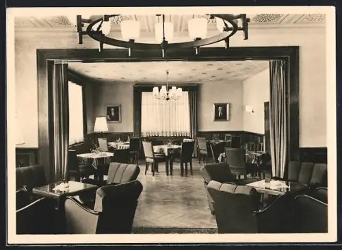 AK Bärenstein /Annaberg, Speiseraum Ferienheim des Fachbauverlages Leipzig