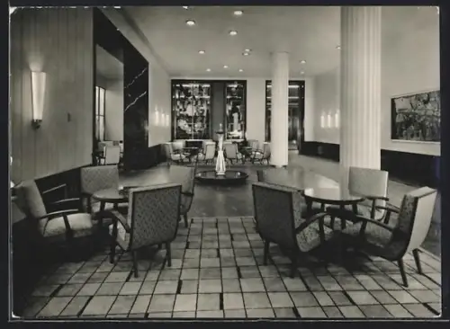 AK Leipzig, Hotel Astoria, Hotelhalle
