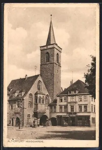 AK Erfurt, Aegidienkirche in der Altstadt