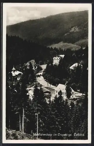 AK Bärenburg im Erzgebirge, Talblick