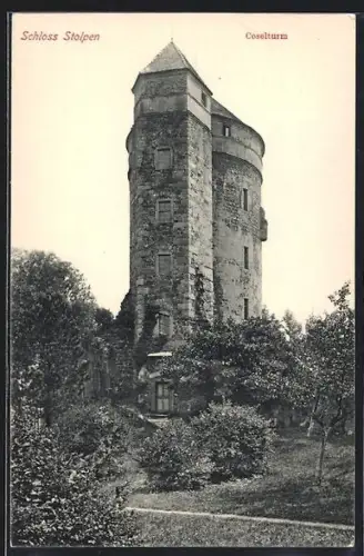 AK Stolpen, Schloss, Coselturm