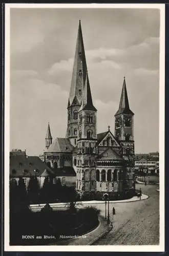 AK Bonn, Motiv der Münsterkirche
