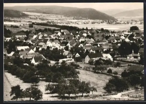 AK Albaxen, Gesamtansicht aus der Vogelschau