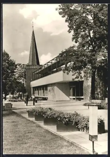 AK Cottbus, HO-Gaststätte Am Stadttor mit Turm