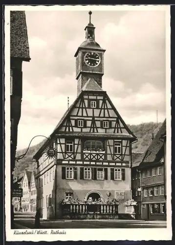 AK Künzelsau /Württ., Rathaus