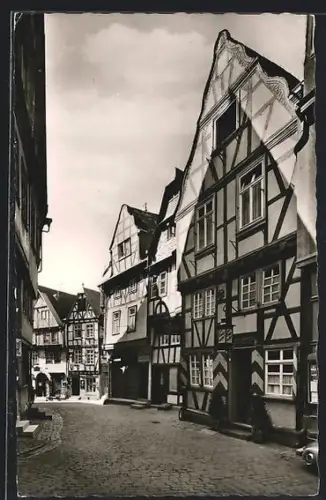 AK Limburg a. d. Lahn, Fischmarkt, Fachwerkhäuser in der Altstadt