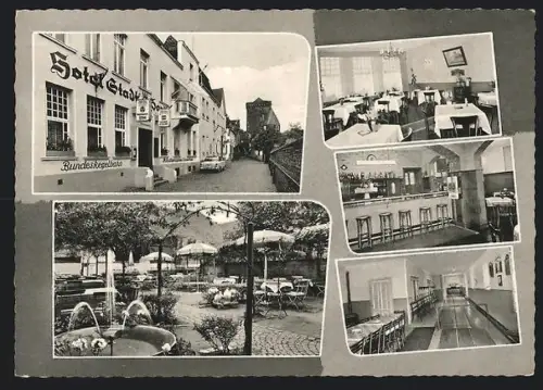 AK Zons a. Rhein, Hotel Stadt Zons, Inh. Hubert Schmitz
