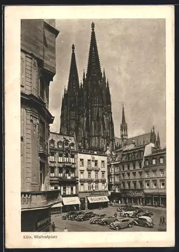 AK Köln, Geschäfte am Wallrafplatz