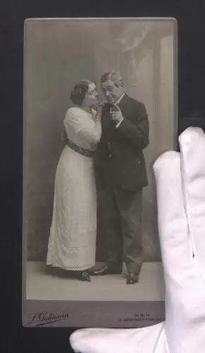 Fotografie L. Gutmann, Wien, Opernsänger Alexander Girardi und Opernsängerin Hansi Niese