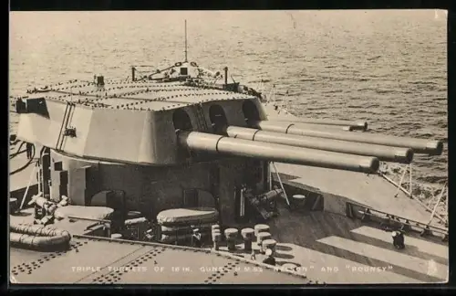 AK Triple Turrets of 16-in. Guns H.M.S. Nelson and Rodney, Kriegsschiff