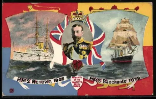 AK Kriegsschiff HMS Renown 1905, HMS Bacchante 1879