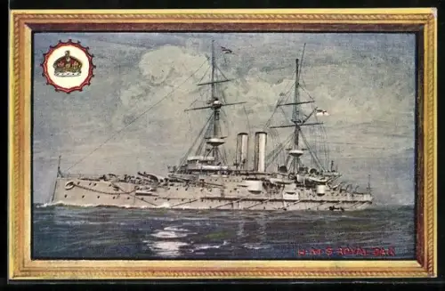 AK Battleship H.M.S. Royal Oak underway, Kriegsschiff