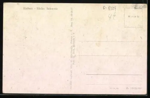 AK Raddampfer Leipzig auf der Elbe vor Rathen