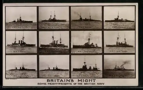 AK Schlachtschiffe und Schlachtkreuzer der Royal Navy, HMS King George V, HMS Colossus, HMS Queen Mary
