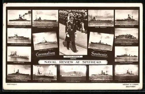 AK Spithead, Naval Review, H.M.S. Ramillies, H.M.S. Rodney, H.M.S. Furious, Kriegsschiff