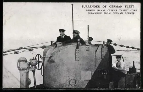 AK British naval officer taking over submarine from german officer