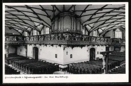 AK Freudenstadt i. Schwarzwald, Orgel in der Stadtkirche