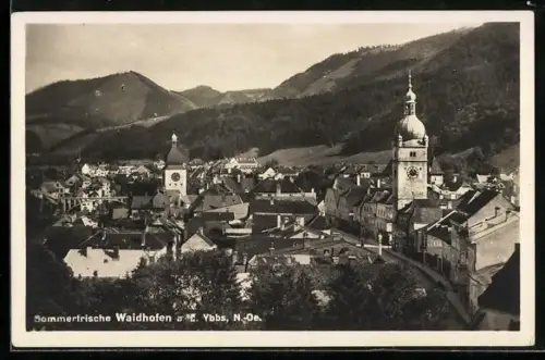 AK Waidhofen a. d. Ybbs, Gesamtansicht des Ortes