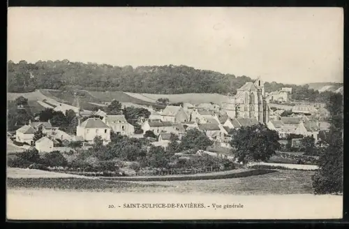 AK Saint-Sulpice-de-Favieres, Vue Generale