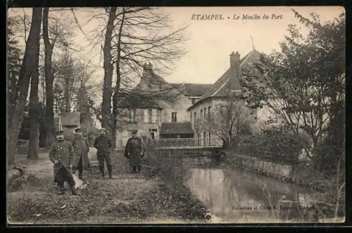 AK Étampes, Le Moulin du Port