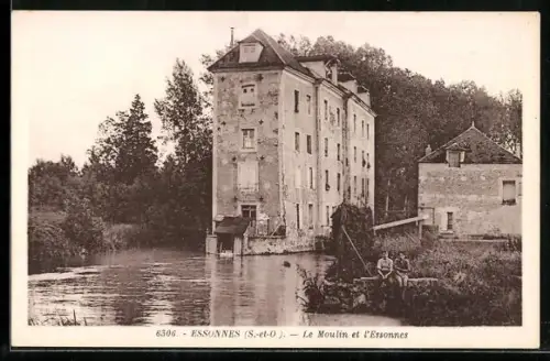 AK Essonnes /S.-et-O., Le Moulin et l`Essonnes