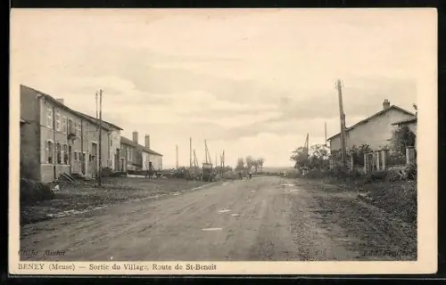 AK Beney, Sortie du Village, Route de St. Benoit